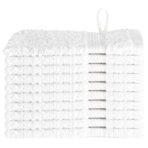 vidaXL K&uuml;lastaja r&auml;tik SOLUND 10 tk Valge 15 x 21 cm 550 gsm