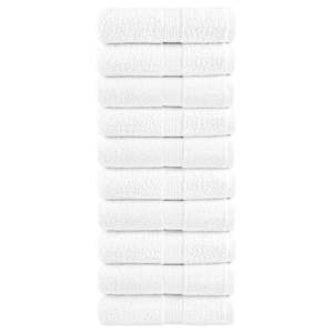 Premium brisače za pranje SOLUND 10 kosov bele 30 x 30 cm 600 g/m²