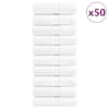 vidaXL premium-klassi pesur&auml;tikud SOLUND 50 tk valged 30 x 30 cm 600 g/m&sup2;