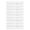vidaXL saunalina SOLUND 10 tk, valge, 80 x 200 cm, 600 gsm