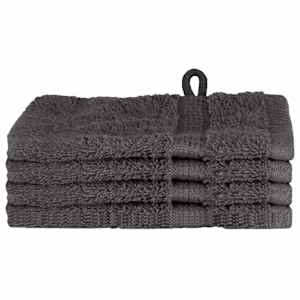 vidaXL K&uuml;lastaja r&auml;tik SOLUND 4 tk Antratsiit 15 x 21 cm 550 gsm