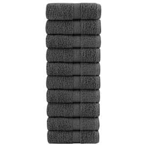 Prémiové mycí utěrky SOLUND 10 ks antracitové 30x30 cm 600 g/m² - obrázek 1