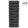 vidaXL premium-klassi pesur&auml;tikud SOLUND 50 tk antratsiithall 30 x 30 cm 600 g/m&sup2;