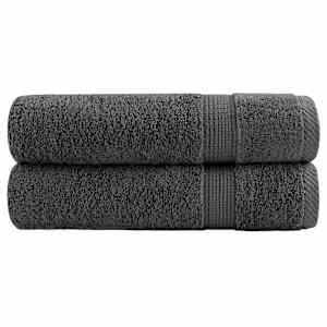 Premium kopalne brisače SOLUND 2 kos antracit 100x150 cm 600gsm