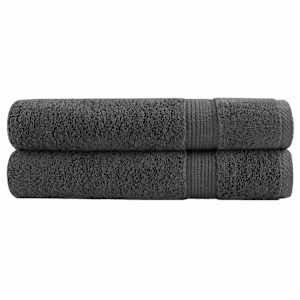 Premium brisače za savno SOLUND 2 kos antracit 80x200 cm 600gsm