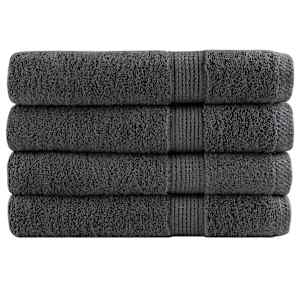 Premium brisače SOLUND 4 kosi antracit 100x200 cm 600 gsm