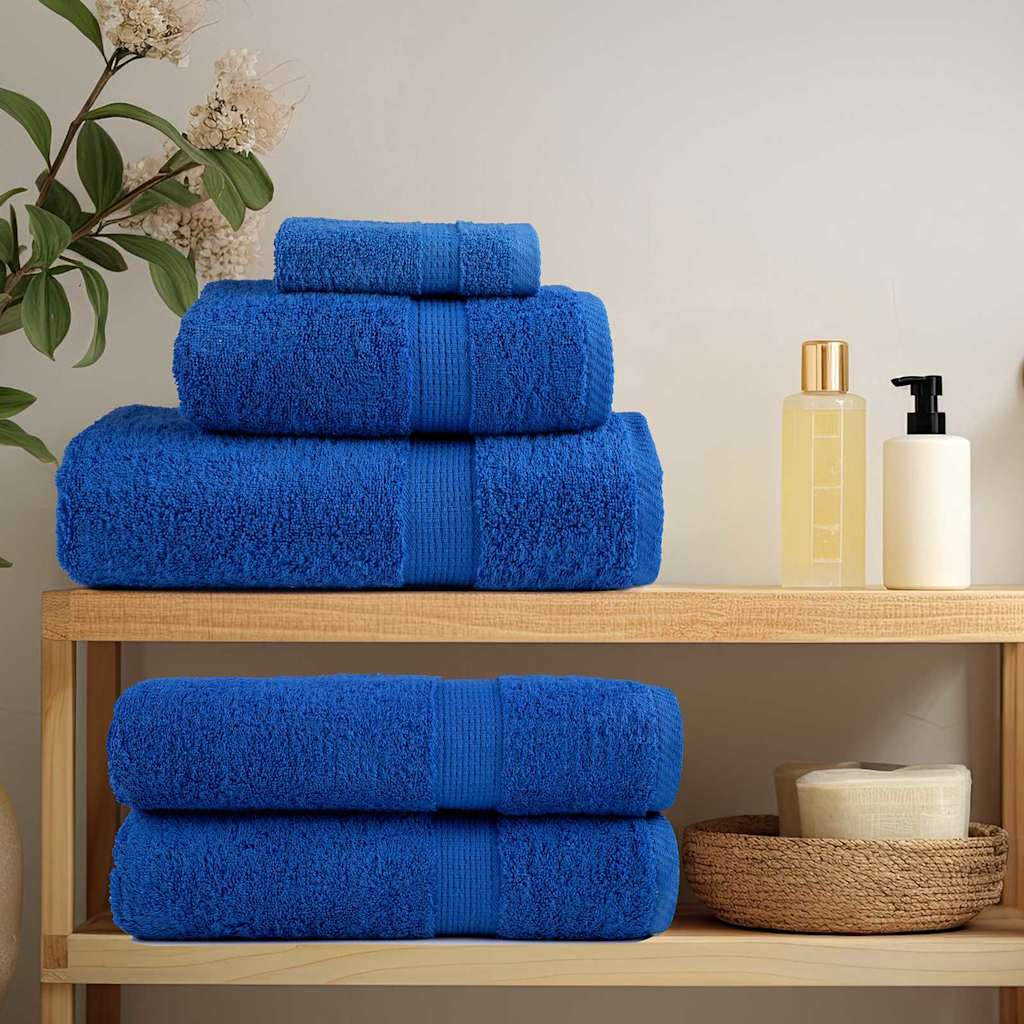 Vaskeklude 4 pcs Blå 15 x 21 cm Bomuld