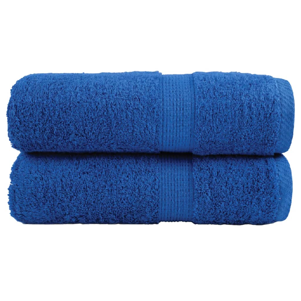 Premium-Waschlappen 2 Stk. Blau 30x30cm 600 g/m² 100% Baumwolle