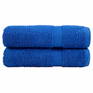 Premium brisače za roke SOLUND 2 kosa modre 50x100 cm 600 g/m²