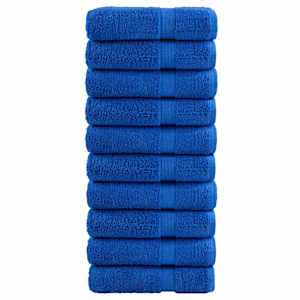 Prémiové ručníky SOLUND 10 ks modré 50x100 cm 600 g/m² - obrázek 1