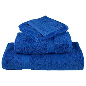 Prémiové ručníky SOLUND 10 ks modré 50x100 cm 600 g/m² - obrázek 4