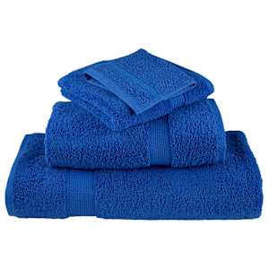 Prémiové saunové osušky SOLUND 10 ks modré 80x200 cm 600 g/m² - obrázek 4