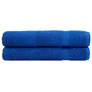 Premium brisače SOLUND 2 kosa modra 100x200 cm 600 g/m2