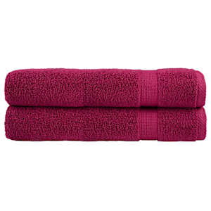 Premium brisače SOLUND 2 kosa bordo 100x200 cm 600 g/m2