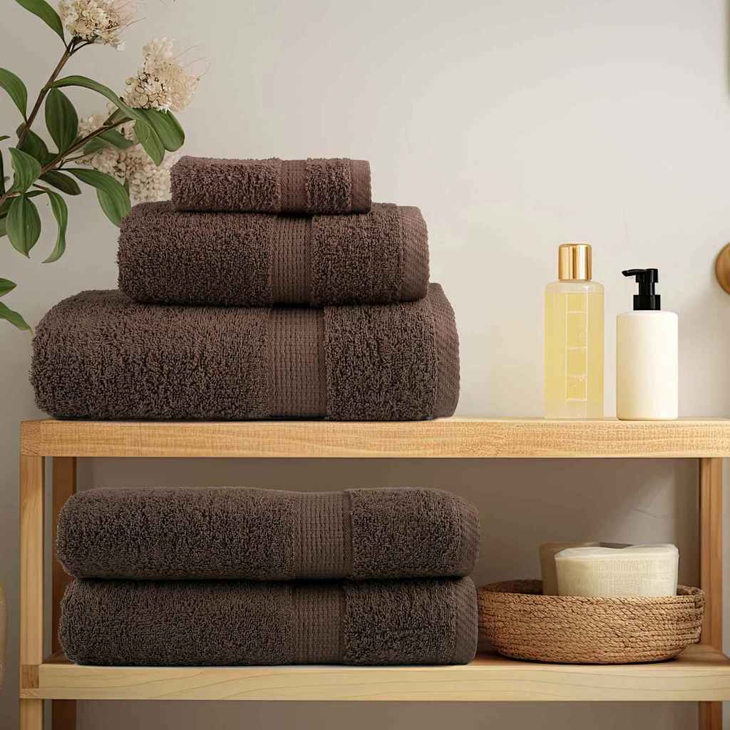 Vaskeklude 2 pcs Brun 15 x 21 cm Bomuld
