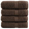 vidaXL premium-klassi pesur&auml;tikud SOLUND 4 tk pruunid 30 x 30 cm 600 g/m&sup2;