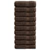 vidaXL saunalina SOLUND 10 tk, pruun, 70x140 cm, 600 gsm