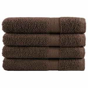 Premium brisače SOLUND 4 kosi rjava 100x200 cm 600 g/m2