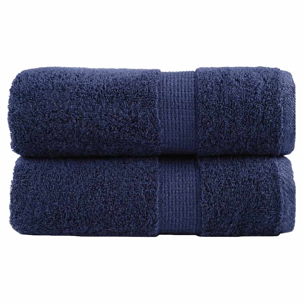 vidaXL Prémiové mycí utěrky SOLUND 2 ks tmavě modré 30x30 cm 600 g/m²