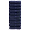 vidaXL premium-klassi pesur&auml;tikud SOLUND 10 tk tumesinised 30 x 30 cm 600 g/m&sup2;