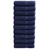 vidaXL saunalina SOLUND 10 tk, tumesinine, 70x140 cm, 600 gsm