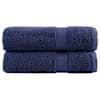 vidaXL saunalina SOLUND 2 tk, tumesinine, 100 x 150 cm, 600 gsm