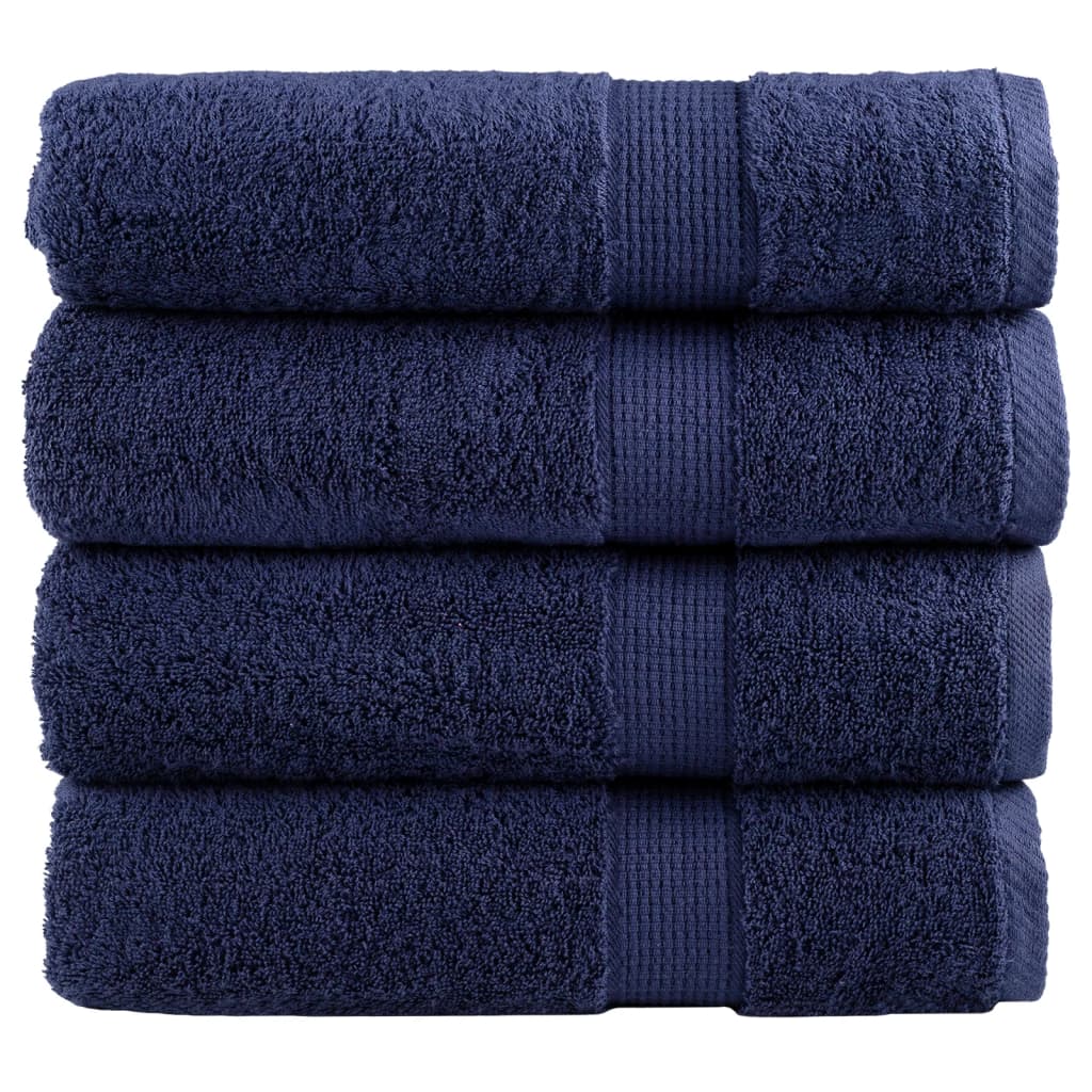 Navy bath sheets sale