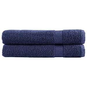 Premium brisače SOLUND 2 kosa modra 100x200 cm 600 g/m2
