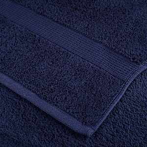 Prémiové ručníky SOLUND 4 ks tmavě modré 100x200 cm 600 g/m² - obrázek 6