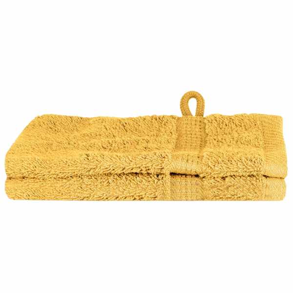 vidaXL K&uuml;lastaja r&auml;tik SOLUND 2 tk Kuldne 15 x 21 cm 550 gsm