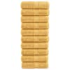 vidaXL premium-klassi pesur&auml;tikud SOLUND 10 tk kuldsed 30 x 30 cm 600 g/m&sup2;