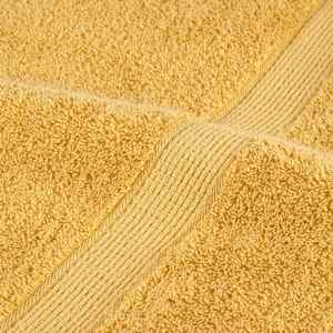 Prémiové ručníky do sprchy SOLUND 4 ks zlaté 70x140 cm 600 g/m² - obrázek 6