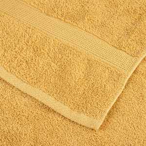 Prémiové osušky SOLUND 4 ks zlaté 100x150 cm 600 g/m² - obrázek 5