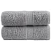 vidaXL premium-klassi pesur&auml;tikud SOLUND 2 tk hall 30 x 30 cm 600 g/m&sup2;