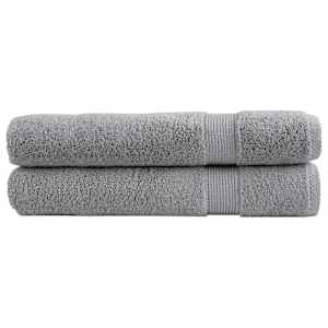 Premium brisače za savno SOLUND 2 kosa siva 80x200 cm 600 gsm