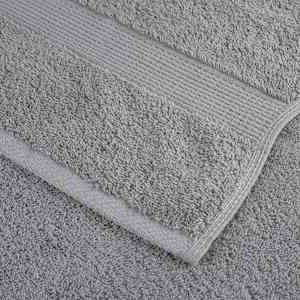 Prémiové saunové osušky SOLUND 4 ks šedé 80x200 cm 600 g/m² - obrázek 6