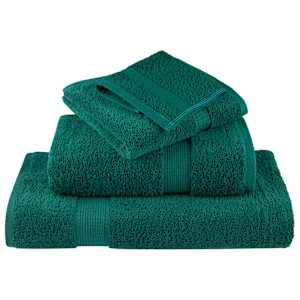 Premium ručníky SOLUND 10 ks zelené 80 x 200 cm 600 g/m² - obrázek 4
