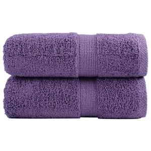 vidaXL premium-klassi pesur&auml;tikud SOLUND 2 tk lilla 30 x 30 cm 600 g/m&sup2;