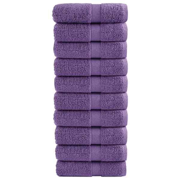 vidaXL premium-klassi k&uuml;lalister&auml;tikud SOLUND 10 tk lillad 30 x 50 cm 600 g/m&sup2;