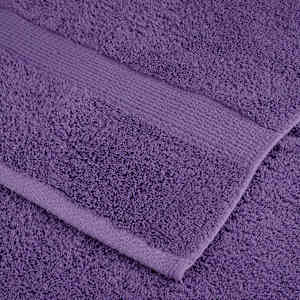 Prémiové osušky SOLUND 10 ks fialové 100x150 cm 600 g/m² - obrázek 6