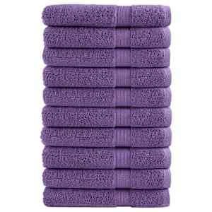 Premium ručníky SOLUND 10 ks fialové 80 x 200 cm 600 g/m² - obrázek 1