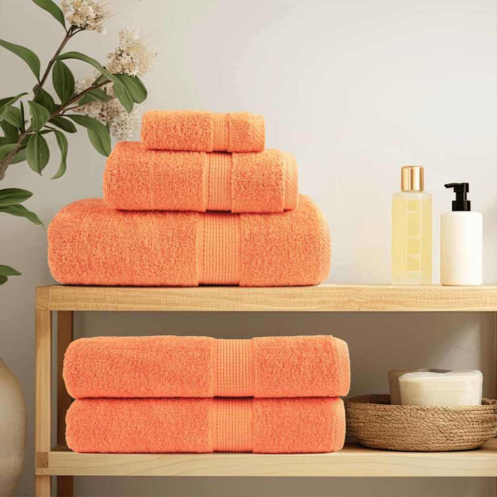 Vaskeklude 2 pcs Orange 15 x 21 cm Bomuld