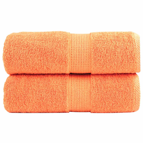 vidaXL premium-klassi pesur&auml;tikud SOLUND 2 tk oranžid 30 x 30 cm 600 g/m&sup2;