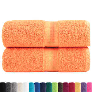 Prémiové mycí utěrky SOLUND 2 ks oranžové 30x30 cm 600 g/m² - obrázek 2