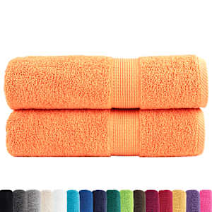 Premium ručníky SOLUND 2 ks oranžové 70 x 140 cm 600 g/m² - obrázek 2