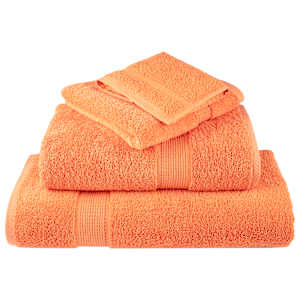 Prémiové osušky SOLUND 4 ks oranžové 100x150 cm 600 g/m² - obrázek 4