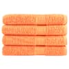 vidaXL saunalina SOLUND 4 tk, oranž, 80x200 cm, 600 gsm