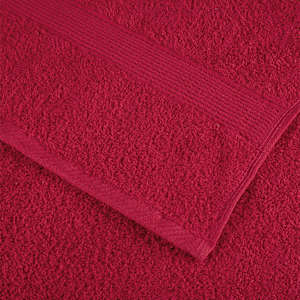 Prémiové osušky SOLUND 4 ks červené 100x150 cm 600 g/m² - obrázek 6
