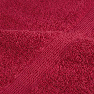 Prémiové osušky SOLUND 4 ks červené 100x150 cm 600 g/m² - obrázek 7