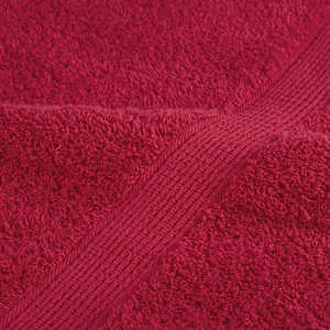 Prémiové osušky SOLUND 10 ks červené 100x150 cm 600 g/m² - obrázek 7
